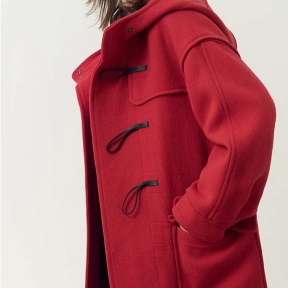 And You Duffle Coat in Red, size 0, NWT - Picture 3 of 10